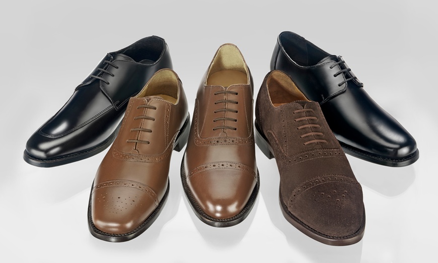 Image 3: Men's Handmade Leather Shoes