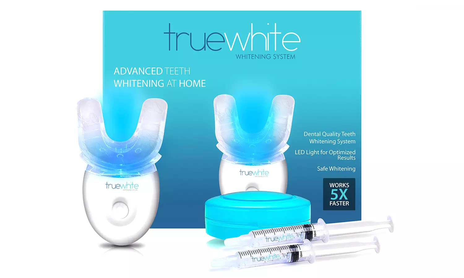 truewhite Advanced LED Light Teeth Whitening System (84% Off) - Primary Image