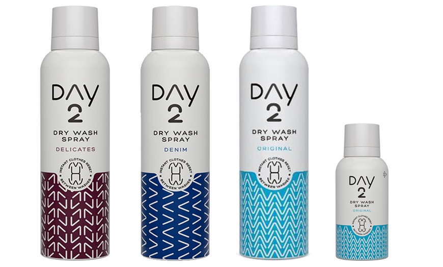 Image 1: Day 2 Dry Wash Clothes Spray