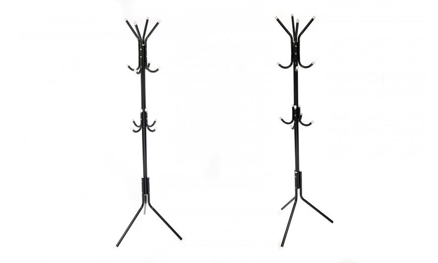 Image 6: Heavy-Duty Metal Coat Rack