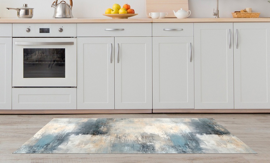 Image 30: Italian PVC Kitchen Runner