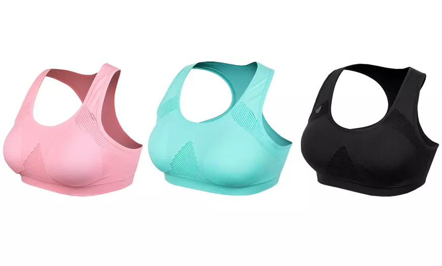 Image 4: Set van 3 racerback beha's