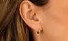 Cubic Zirconia Mini Huggie Earrings