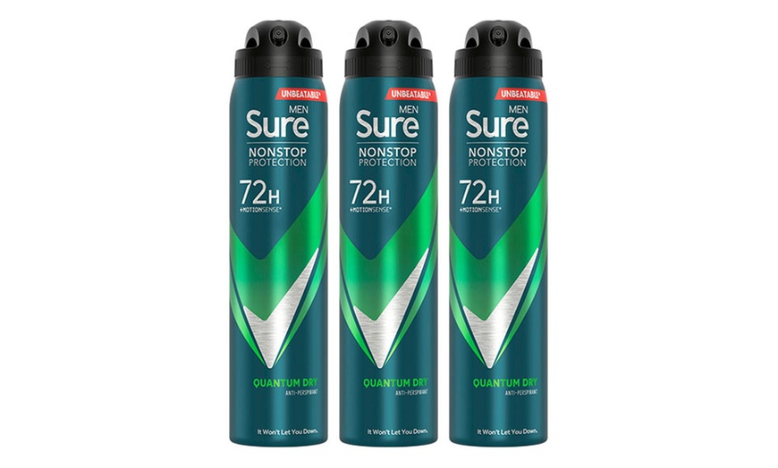 Image 2: Three or Six Sure Men's Antiperspirant Deodorants 250ml