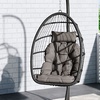 Image 34: Outdoor Hanging Egg Chair with Cushion
