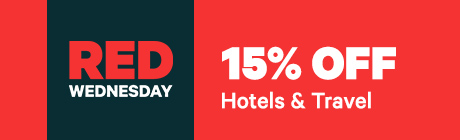 It's Red Wednesday! Get up to 30% off Local, 15% off Travel and 10% off Goods with code REDHOT