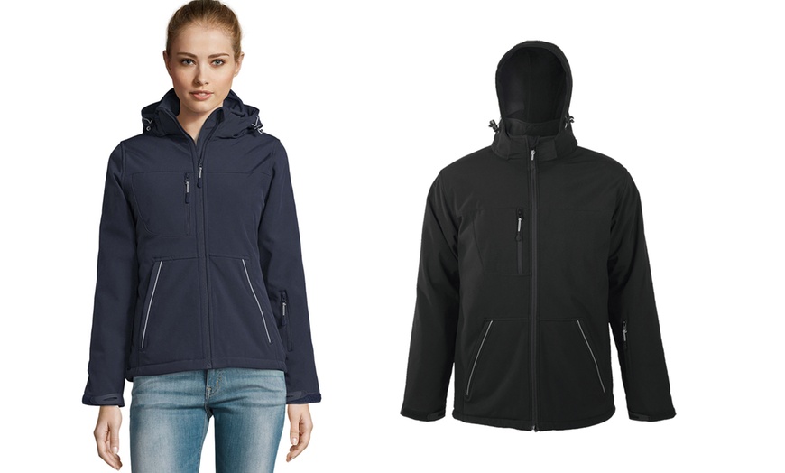 Image 1: Women's Padded Softshell Jacket