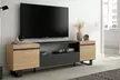 TV-Schrank mit/ohne LED-Elektrokamin im Modell und in der Farbe nach Wahl - Second Medium