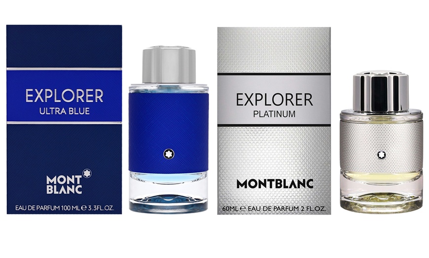 Image 1: Montblanc Explorer Platinum or Ultra Blue EDP