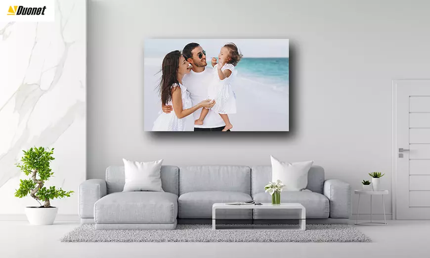 Fotoobraz z wybranym zdjęciem na płótnie bawełnianym z Duonet