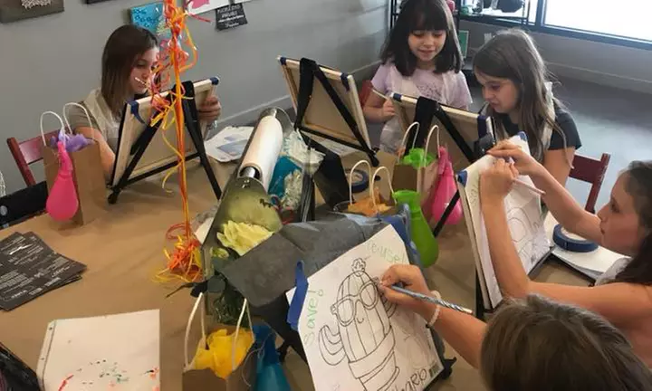 Kids Creativity Package for One or Two Children at Pinspiration (Up to 23% Off) - Primary Image