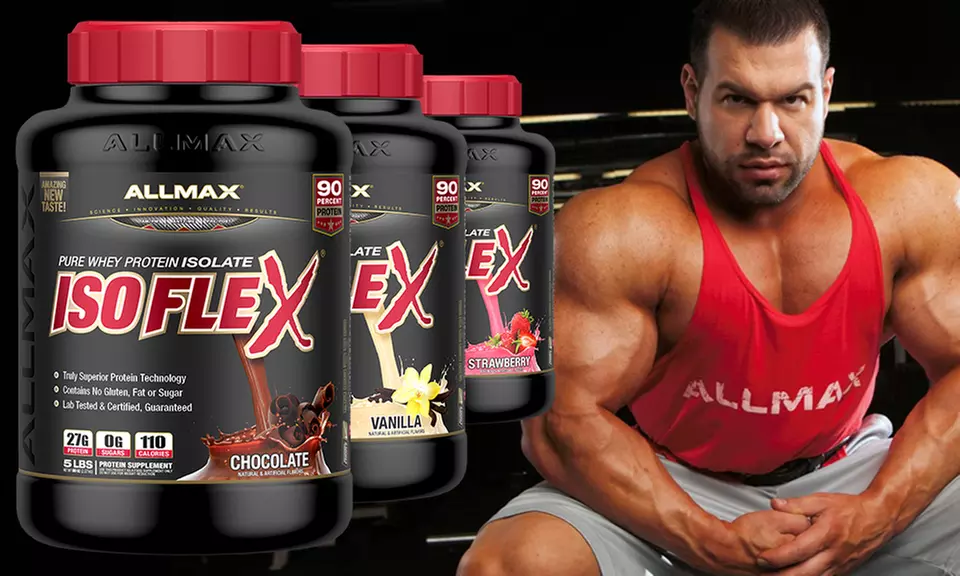 ALLMAX Isoflex Whey-Protein Isolate Workout Supplement - Primary Image