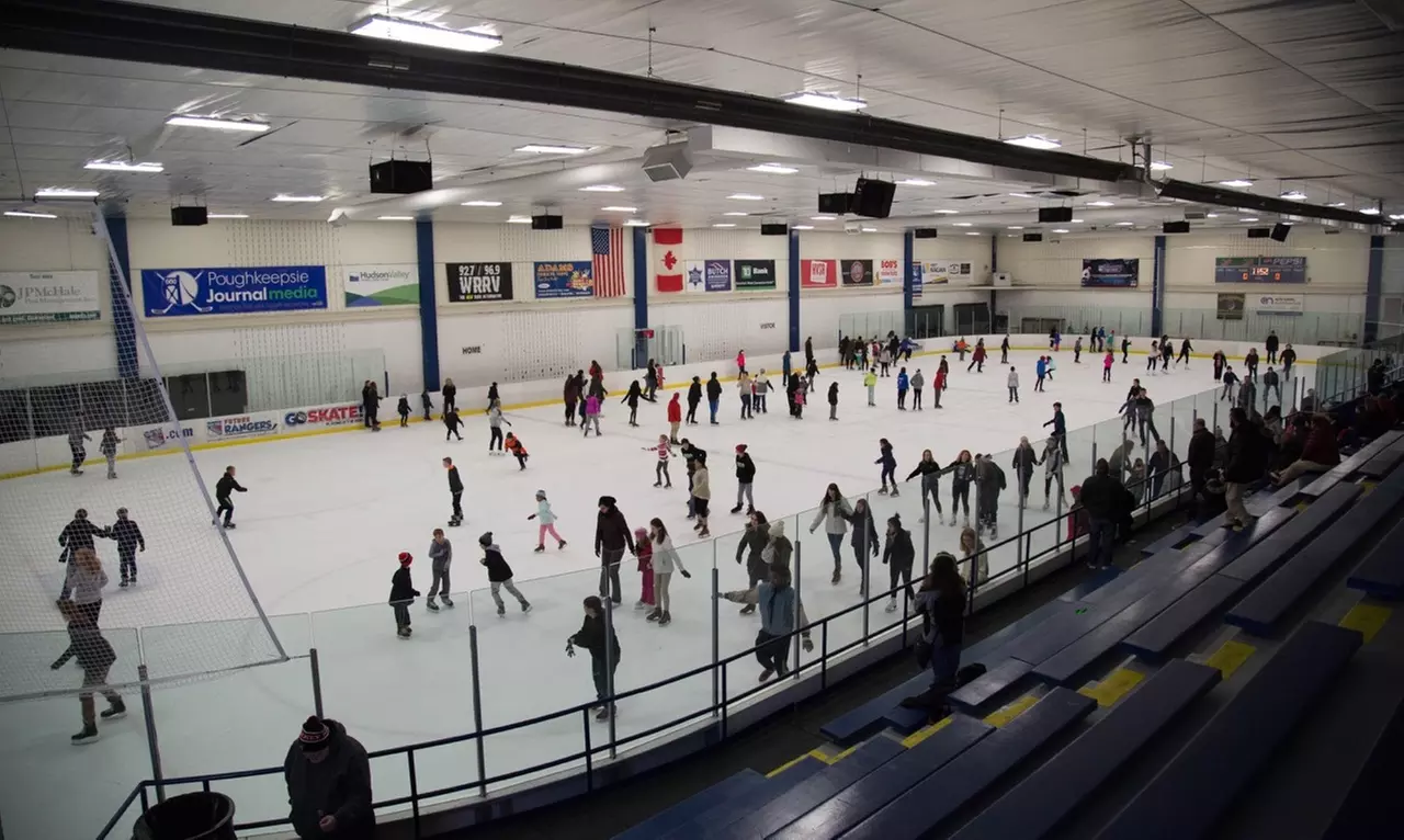 Public or Friday Night Party Skating for One, Two, or Four with Skate Rental at McCann Ice Arena (Up to 45% Off) - Primary Image