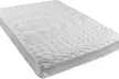 Surmatelas "Confort" moelleux, 7 zones de confort, 100 % microfibre, bonnets élastiques de 38 cm, marque Sampur - Second Medium