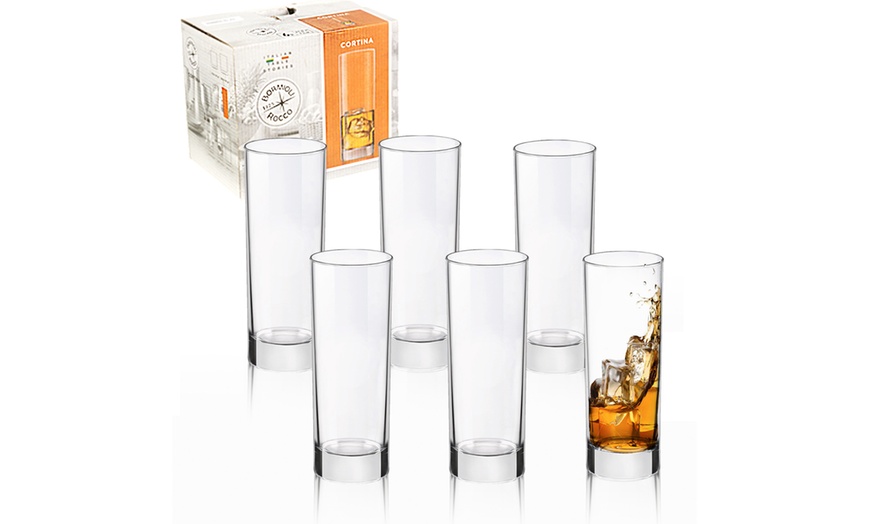 Image 2: 6 or 12 Bormioli Rocco Cortina Drinking Glasses