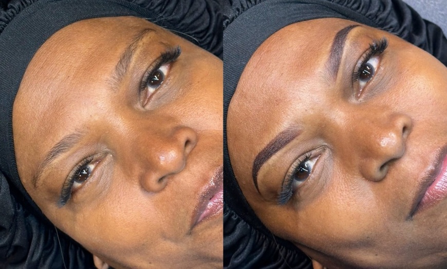 Image 1: 1 or 2 Brow Shape & Tint Session +$50 Gift Card for Ombre Powder Brow 