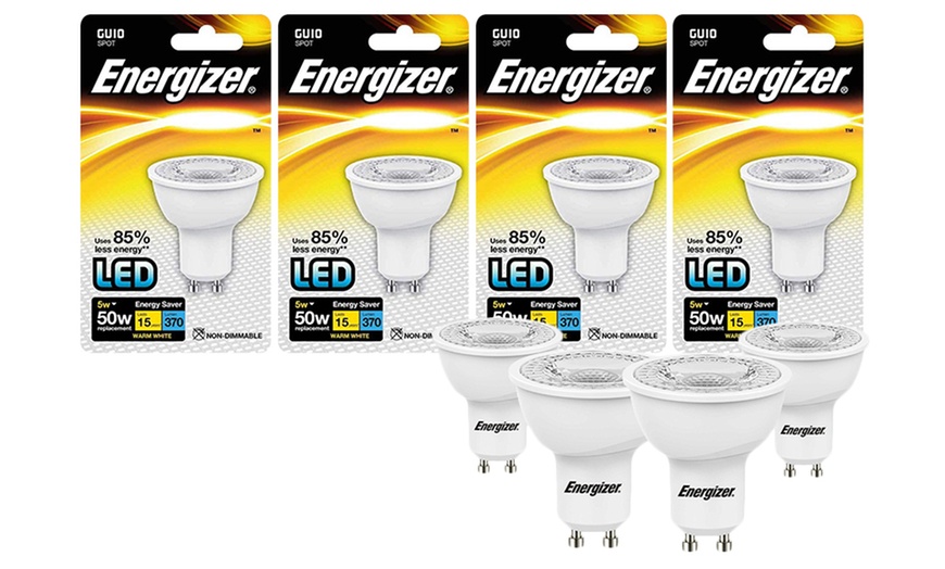 Image 1: Energizer LED GU10 Light Bulbs