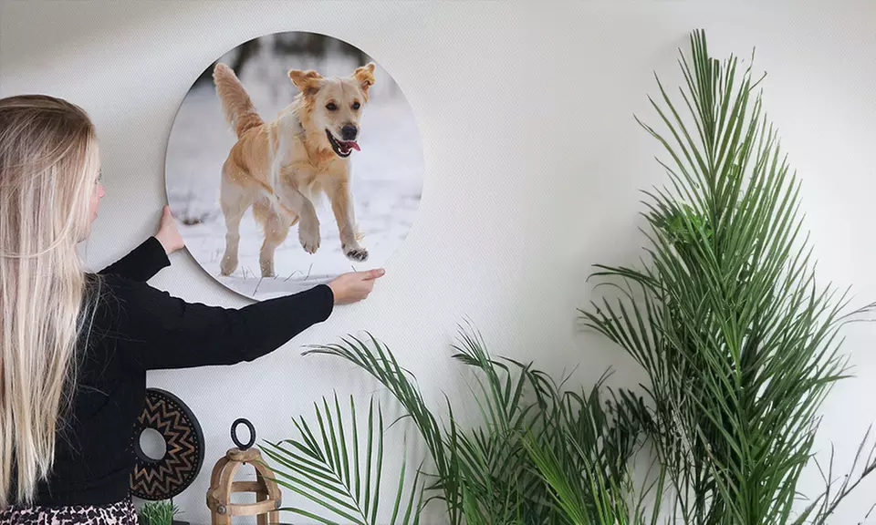 Cadre cercle personnalisé avec Hello Deco