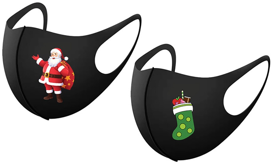 Image 3: Kids' Christmas Face Mask