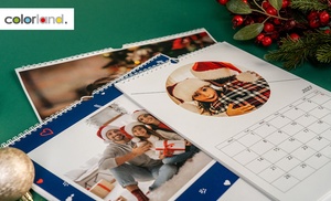 Up to Ten Personalised A4 Photo Calendars from Colorland