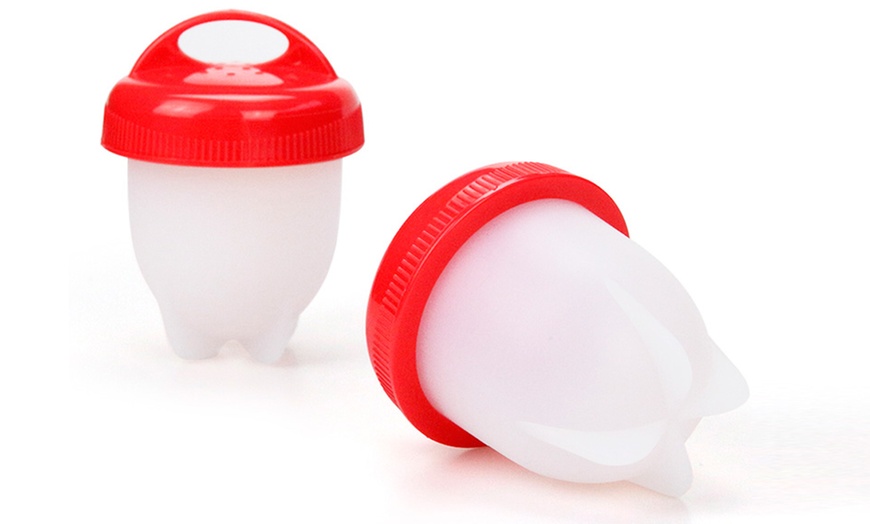 Image 5: Silicone Egg Poacher Set