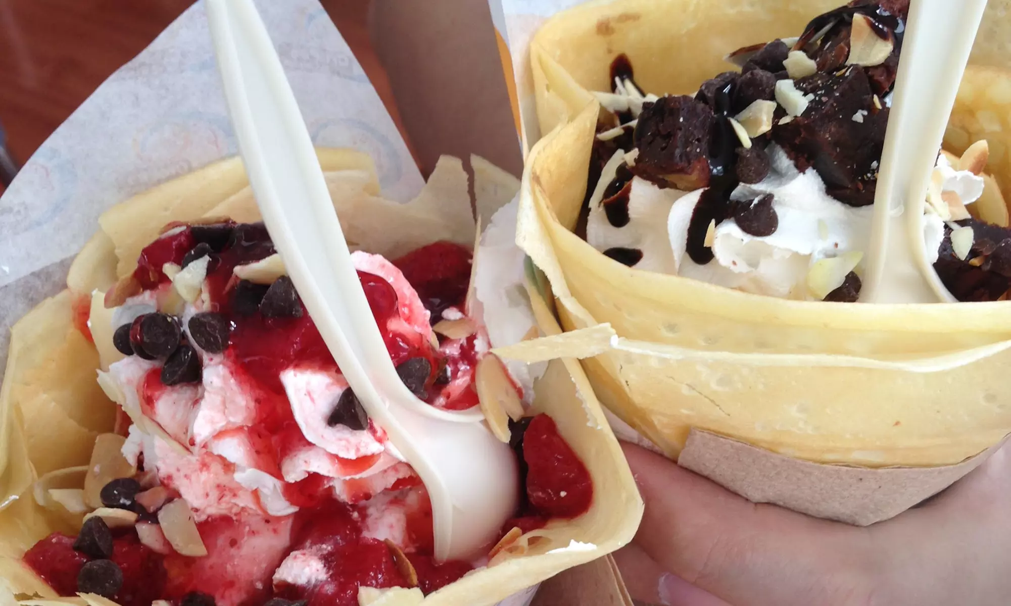 Belgium Waffle Pops with Toppings and Rolled Crepes with Toppings for Up To 30 People (Up to 57% Off) - Second Medium