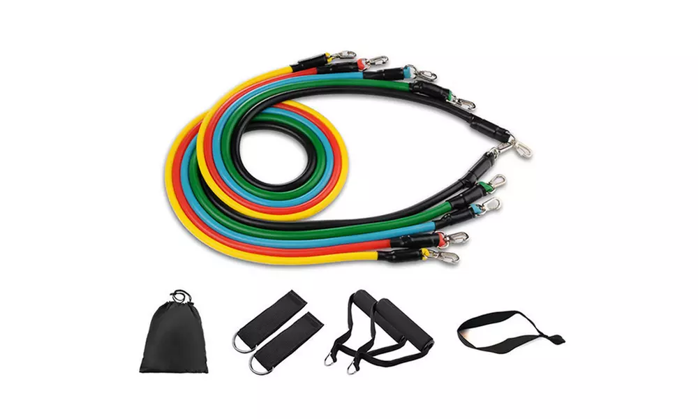 11-Piece Fitness Resistance Band Set: One ($26.95) or Two ($44.95) - Image 3