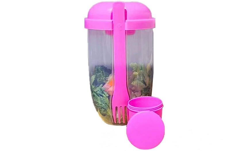 Image 7: Meal Prep Salad Shaker Container