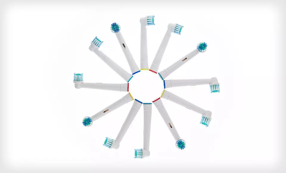 $12 for an Oral-B 12-Pack of Replacement Toothbrush Heads ($60 List Price). Free Returns. - Primary Image