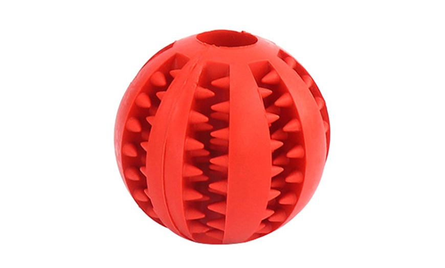 Image 13: Dog Chewing Ball Toy