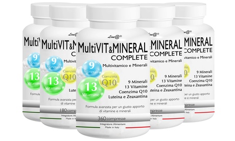 Fino a 720 compresse di multivitaminico minerale Line@