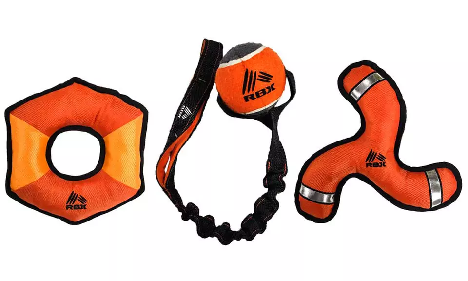 RBX Assorted Dog Toys (3-Pack) - Second Medium