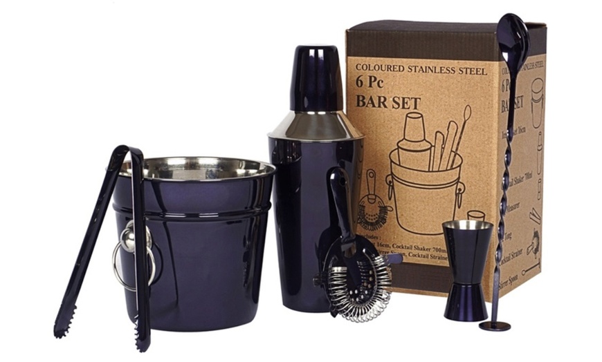 Image 2: Six-Piece Cocktail Maker Bar Set