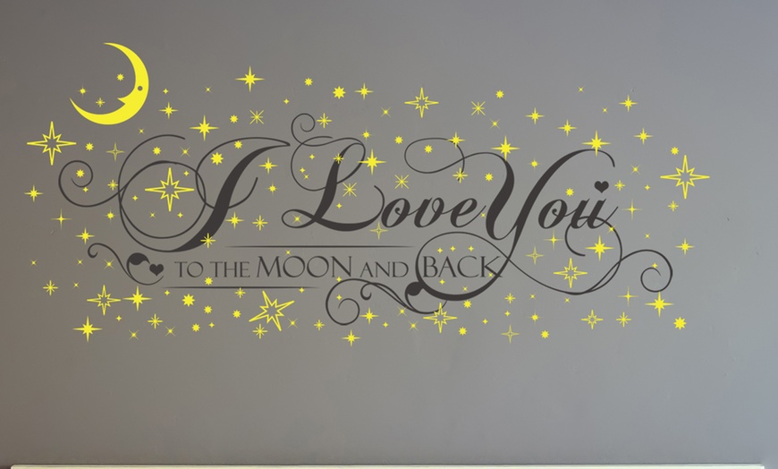 Image 9: Glow-in-Dark Wall Stickers