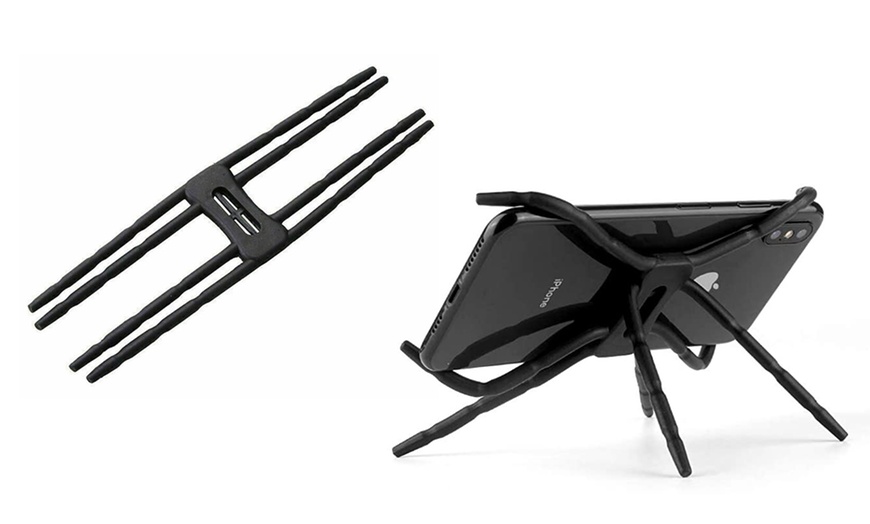 Image 4: One, Two or Four Flexible Spider Phone Holders