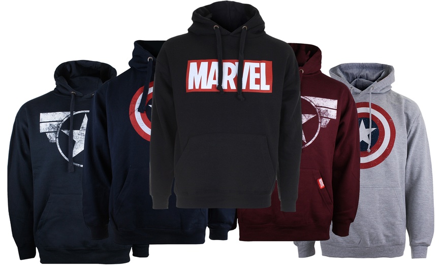 Image 1: Men's Marvel Hoodies