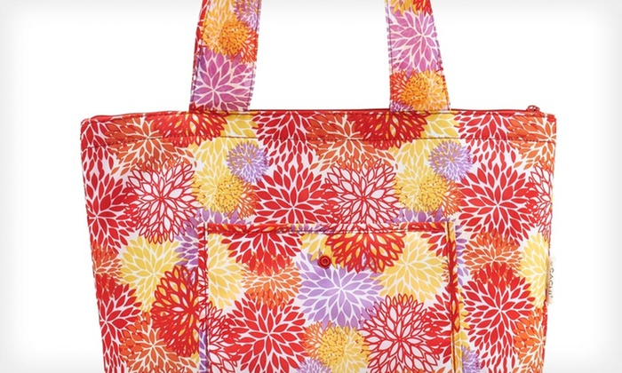 sachi insulated folding market tote