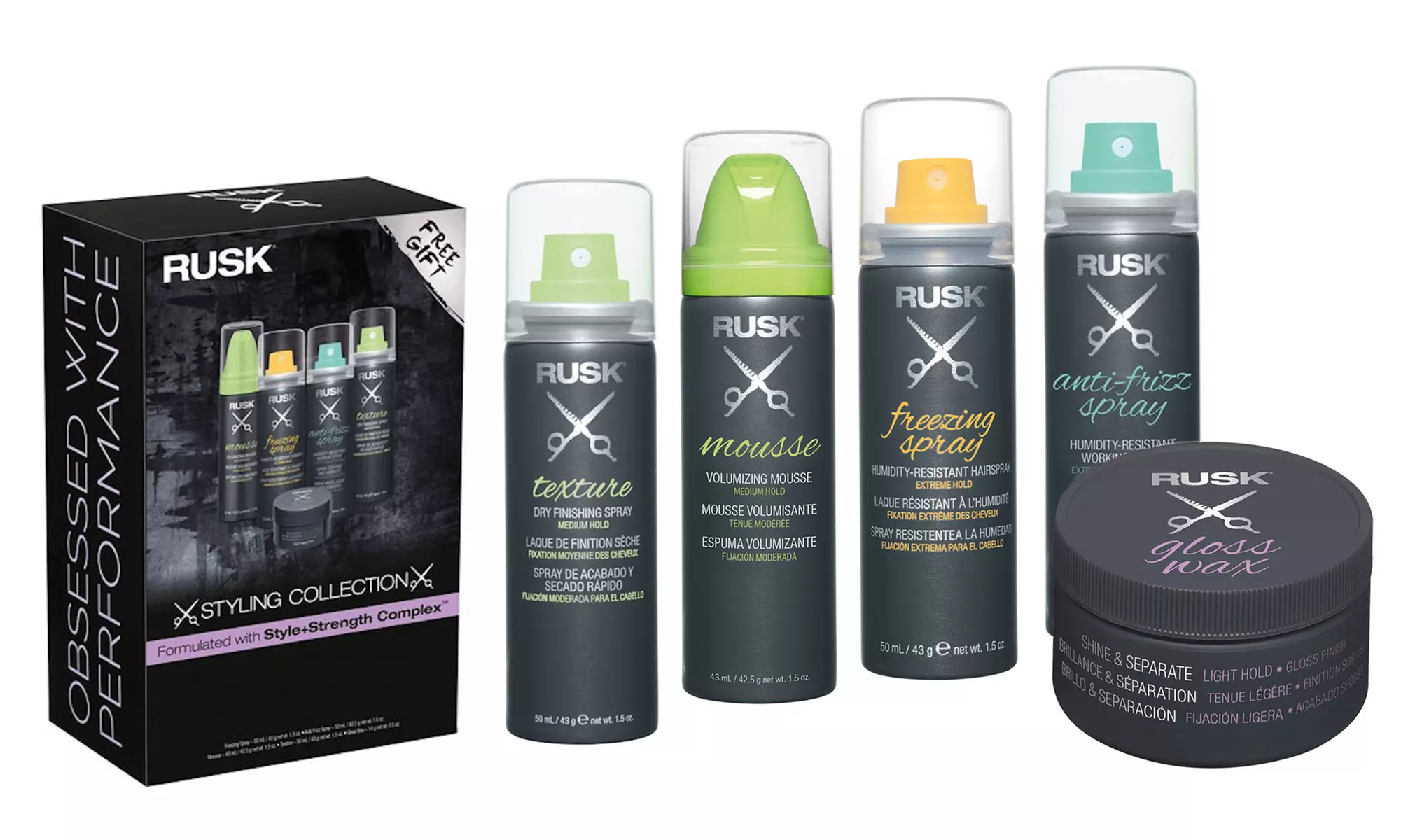 Rusk Styling Collection Travel Set (5-Piece) - Primary Image