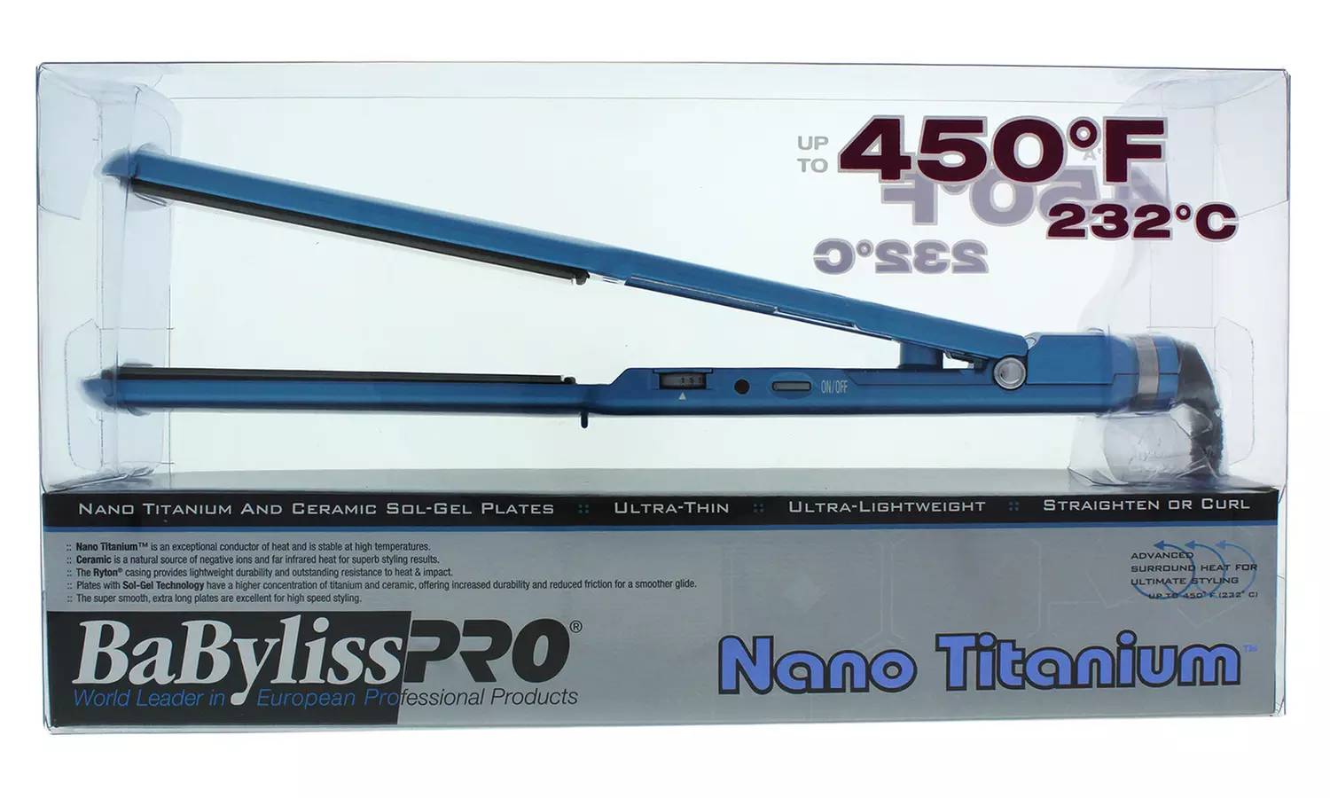 Babyliss PRO 1.5" Nano-Titanium and Ceramic Straightener - Primary Image