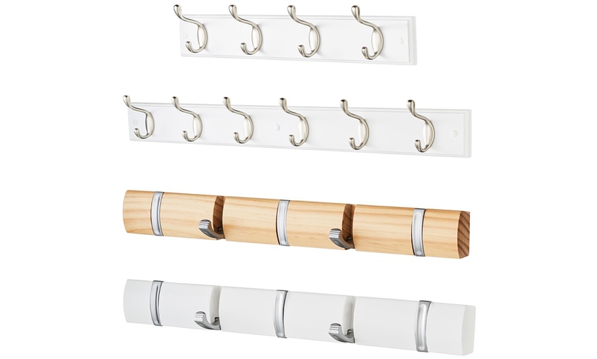 Image 1: Wall-Mounted Coat Hooks