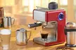 Cooks Professional Espresso Machine with Optional Milk Jug and Thermometer - Image 3