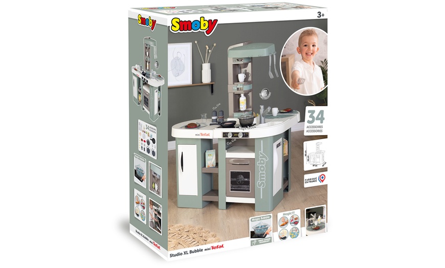 Image 4: Smoby Tefal Studio XL Bubble Kitchen Set