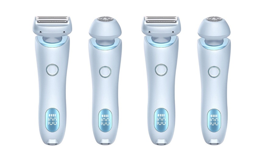 Image 3: One or Two Women's Two-in-One Rechargeable Electric Shavers