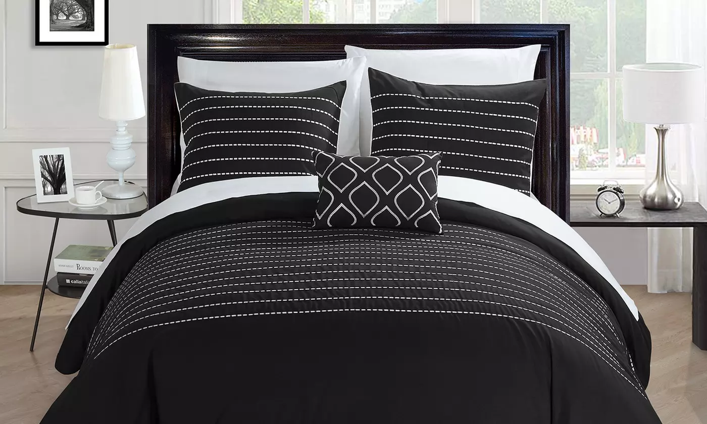 Chic Home Skylar Duvet Cover Set (3- or 4-Piece) - Primary Image