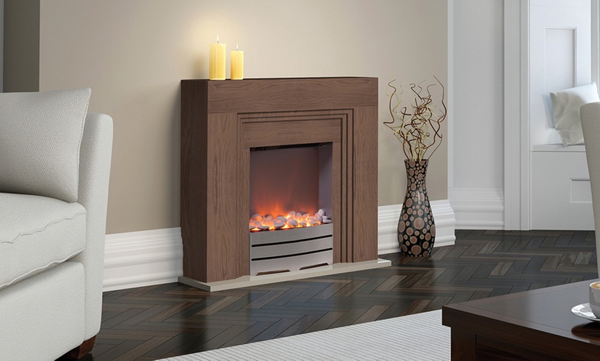 Image 10: Warmlite York Fireplace Suite