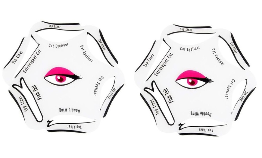 Image 2: Cat Eyeliner Stencil