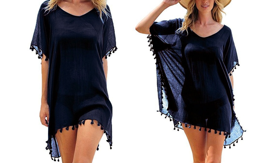 Image 3: Women's Beach Kaftan Cover Up