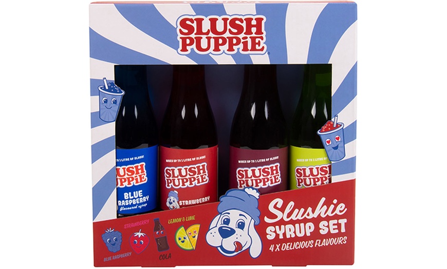 Image 3: Slush Puppie Fizzy Soda Machine and Four Flavoured Syrups