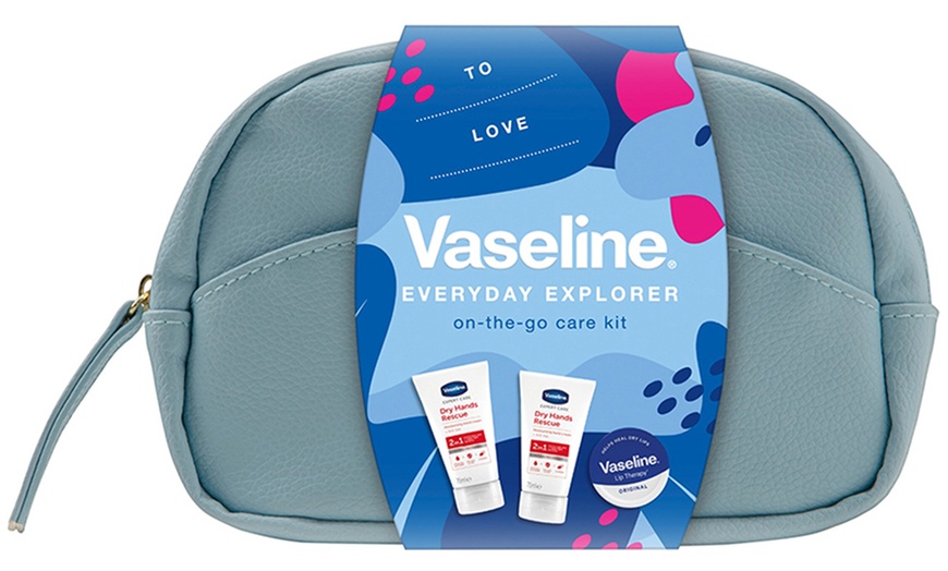 Image 2: Vaseline Everyday Explorer Hand Cream and Lip Balm Gift Set for Her