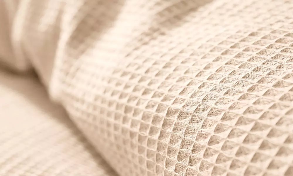 Honingraat katoenen dekbedovertrek set